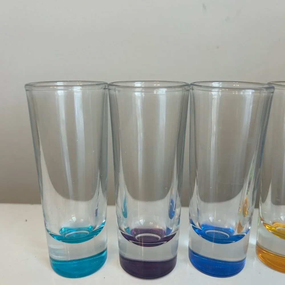 Shot Glasses Pier 1 Imports‎ Colorful Elegant Colorful Barware RETRO